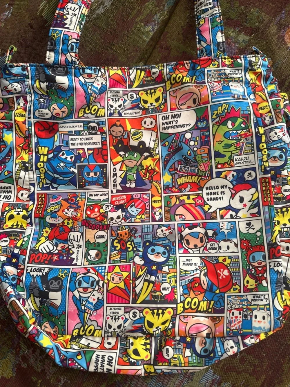 Tokidoki tote Ju Ju Be comic mint coin purse